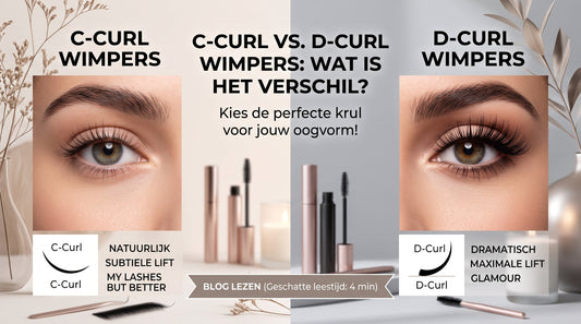 C-Curl vs. D-Curl: Wat is het Verschil en Welke Wimperkrul Past bij Jou?