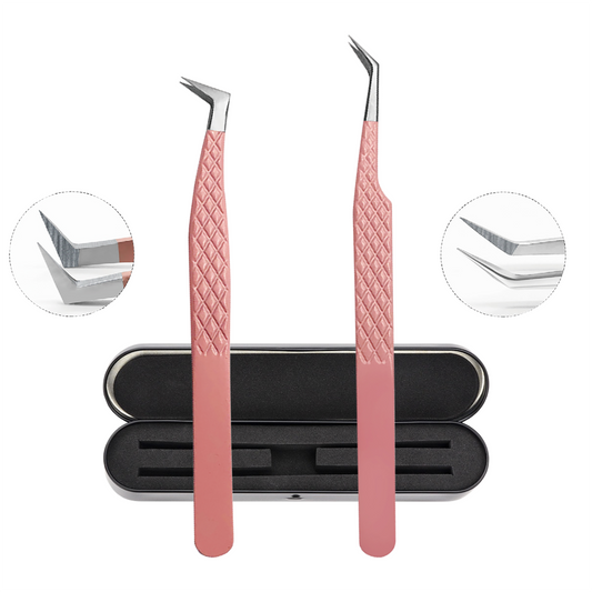 Olimbera Professionele Wimper Pincet Set