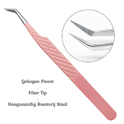 Olimbera Professionele Wimper Pincet Set