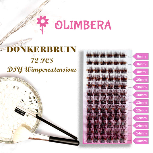 Stlye & Edit Series - Donkerbruin - 72 Stuks - W02 Mixed Style